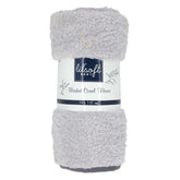 Baby Blanket Coral Fleece Grey